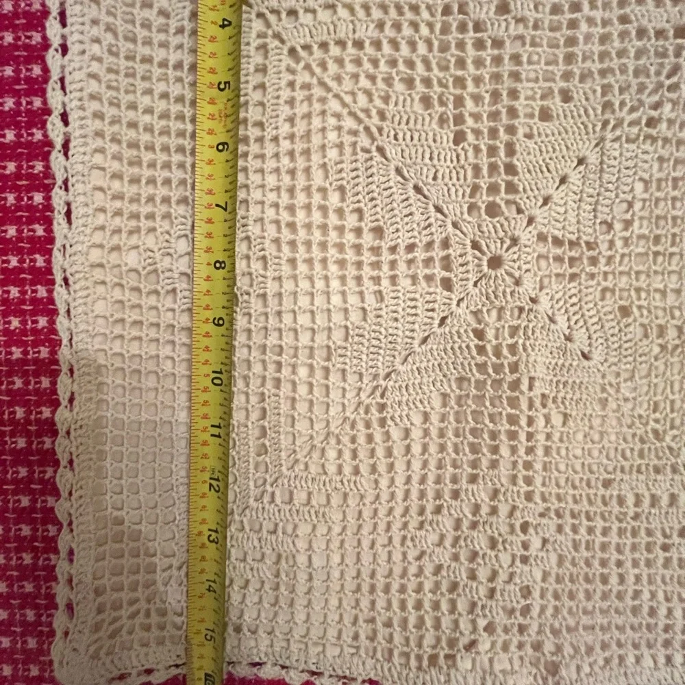 Vintage Italian Hand knitted pillow shams (2)
